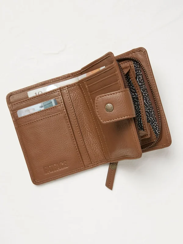 Etta Leather Zip Purse*FatFace Clearance