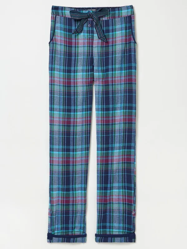 Eva Sparkle Check 100% Cotton Pyjama Bottoms*FatFace Flash Sale