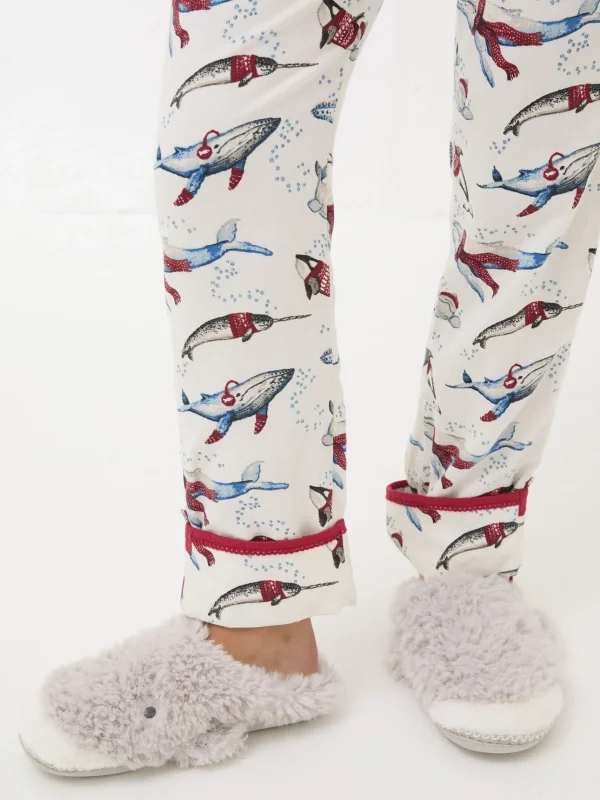 Eva Wilson The Whale Shelter Pyjama Bottoms*FatFace Sale