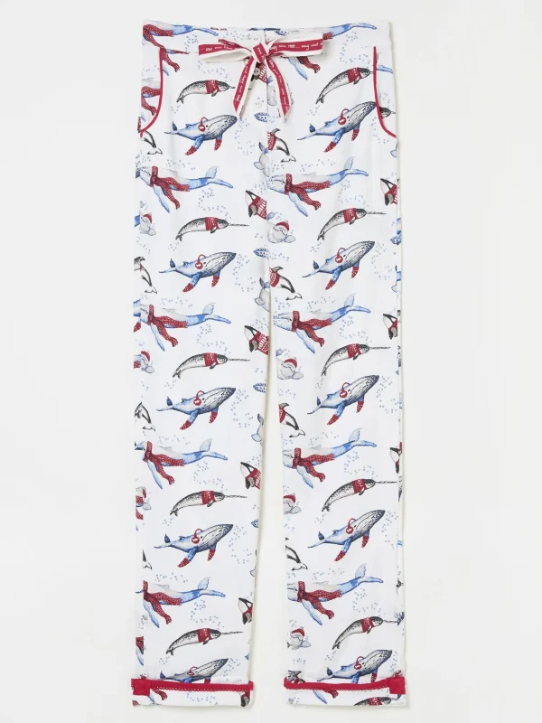 Eva Wilson The Whale Shelter Pyjama Bottoms*FatFace Sale