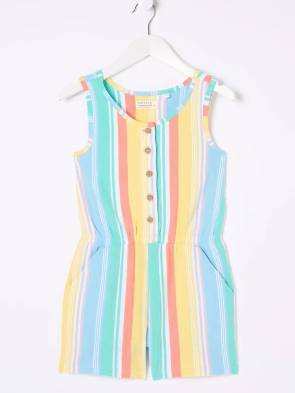 Evie Stripe Playsuit*FatFace Sale