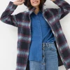 Freya Wool Blend Check Coat*FatFace Flash Sale