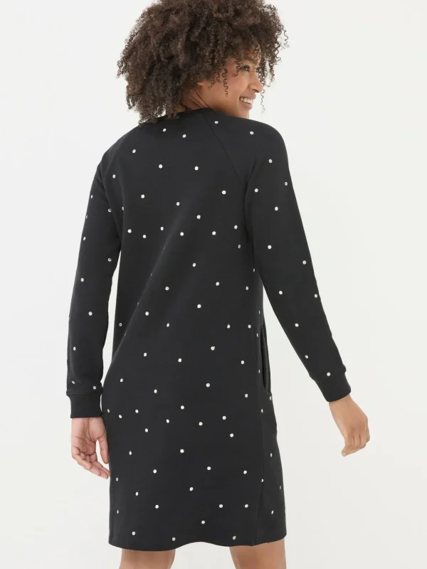 Georgia Embroidered Sweat Dress*FatFace Online