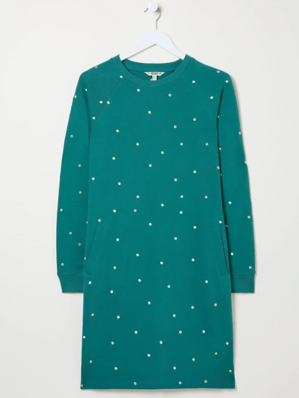 Georgia Embroidered Sweat Dress*FatFace Best Sale