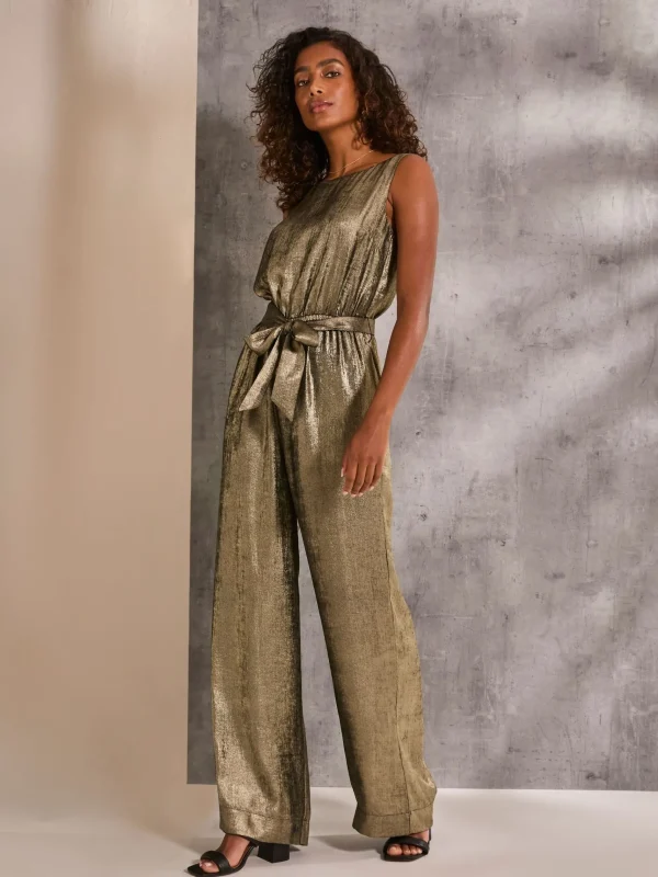 Gisele Metallic Jumpsuit*FatFace Best Sale