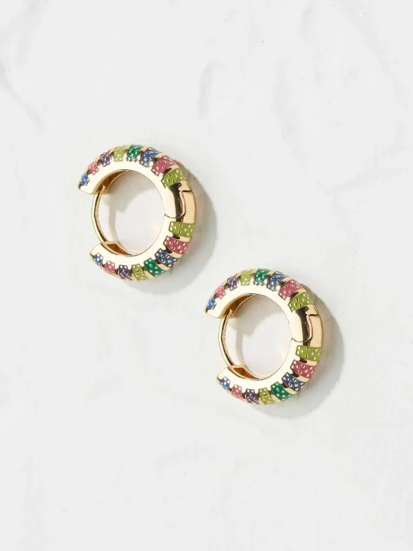 Enamel Hoop Earrings*FatFace Best Sale