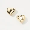 Tone Heart Studs Earrings*FatFace Clearance