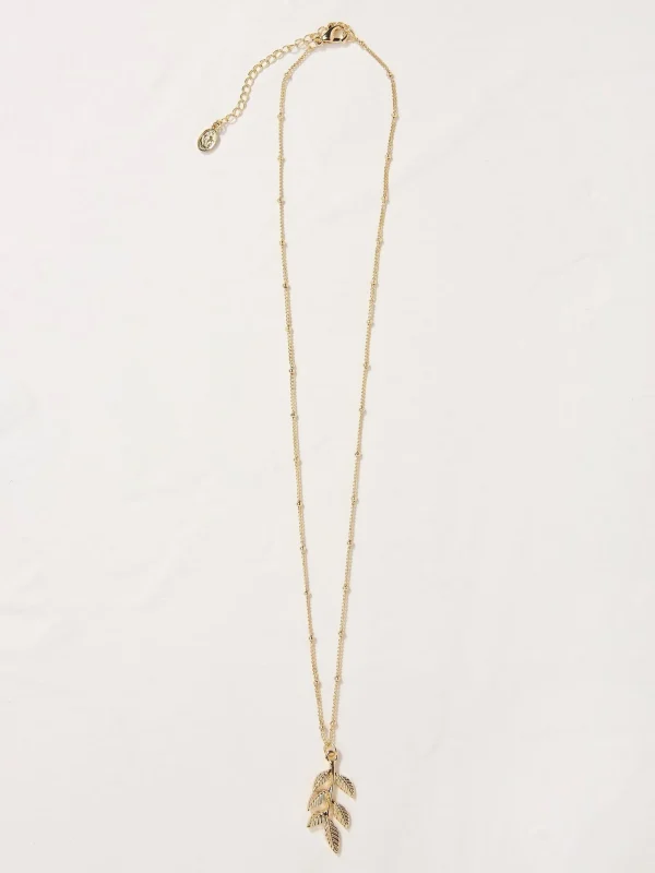 Tone Leaf Necklace*FatFace New