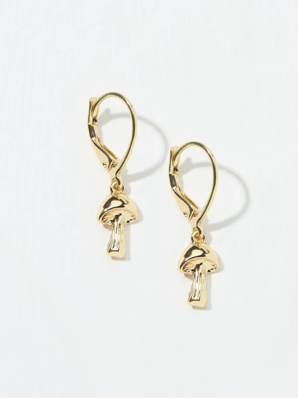 Tone Toadstool Earrings*FatFace Fashion