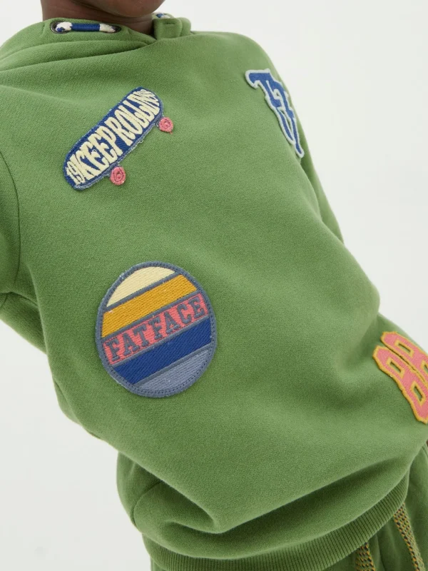 Badge Sweat Popover Hoodie*FatFace Shop