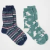 Cosy Bunny Socks 2 Pack*FatFace Store