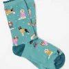 Dog In Lights Socks 1 Pack*FatFace Online