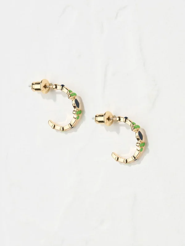 Enamel Gem Hoops*FatFace Best Sale