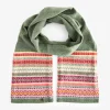 Fairisle Lambswool Scarf*FatFace Flash Sale