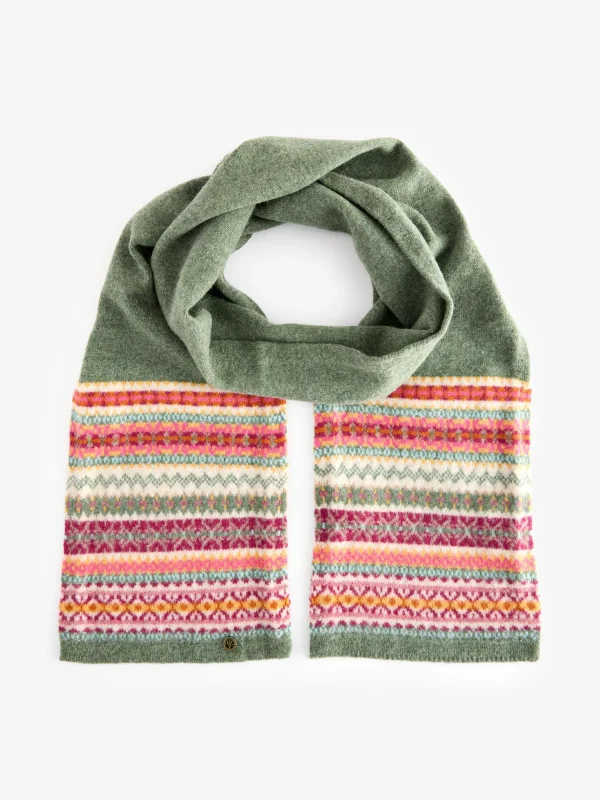 Fairisle Lambswool Scarf*FatFace Flash Sale