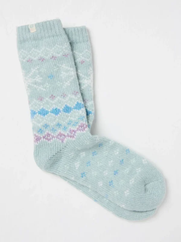 Fairisle Pattern Supersoft Socks*FatFace Online