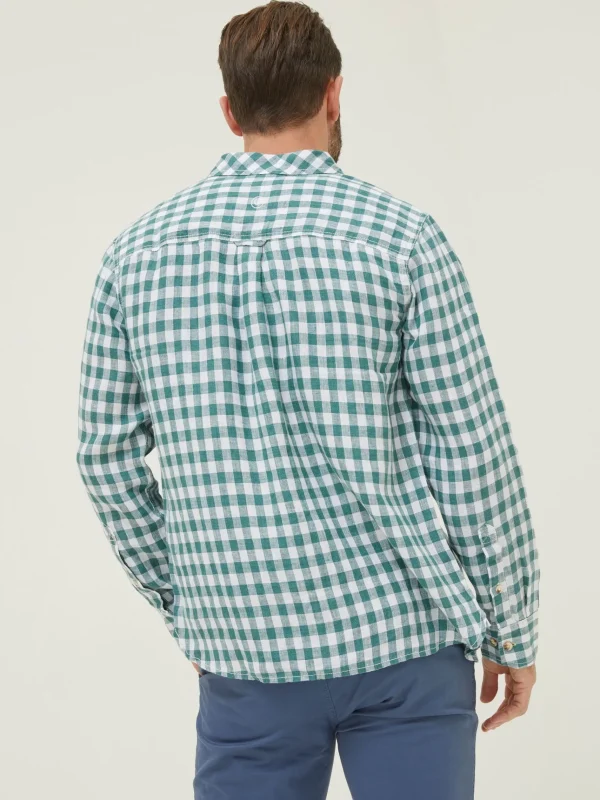 Gingham Linen Shirt*FatFace New