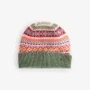 Lambswool Fairisle Beanie Hat*FatFace Sale