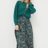 Millie Mirrored Floral Midi Skirt*FatFace Best Sale