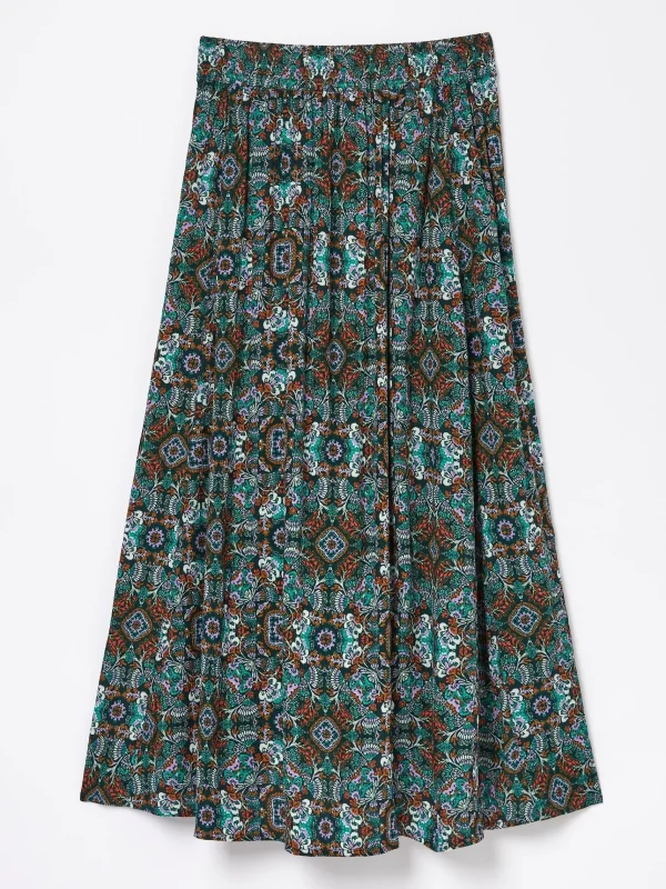 Millie Mirrored Floral Midi Skirt*FatFace Best Sale