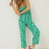 Natalie Tropical Leaf Jumpsuit*FatFace Store