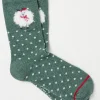 Womens Festive Fluffy Sheep Socks 1 Pack*FatFace Best