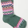 Womens Pop Fairisle Pattern Socks 1 Pack*FatFace Clearance