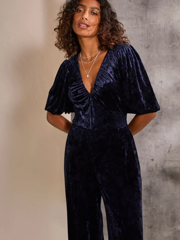 Greta Velvet Jumpsuit*FatFace Best Sale