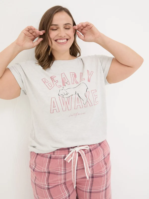 Bearly Awake 100% Cotton T-Shirt*FatFace Sale