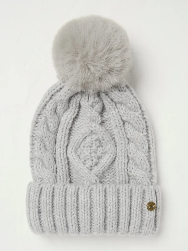 Billie Cable Bobble Beanie*FatFace Discount