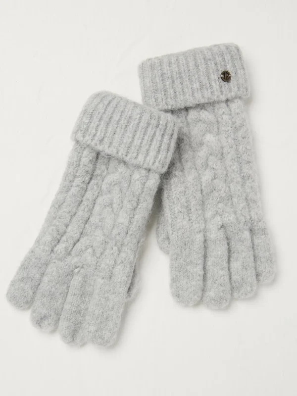 Cable Knit Gloves*FatFace Outlet