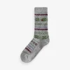 Cashmere Blend Fairisle Socks*FatFace Online