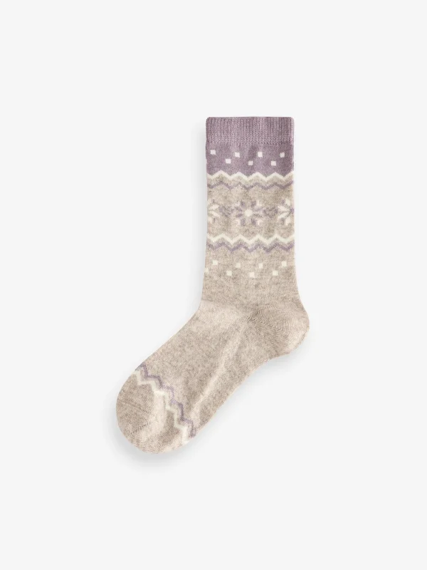 Cashmere Blend Fairisle Socks*FatFace Store