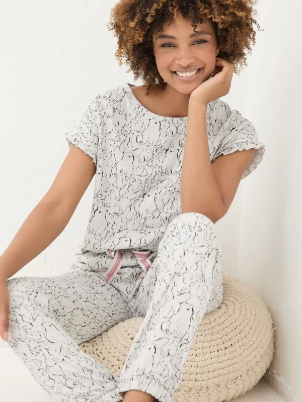 Cotton Bunny Pyjamas Set*FatFace Store