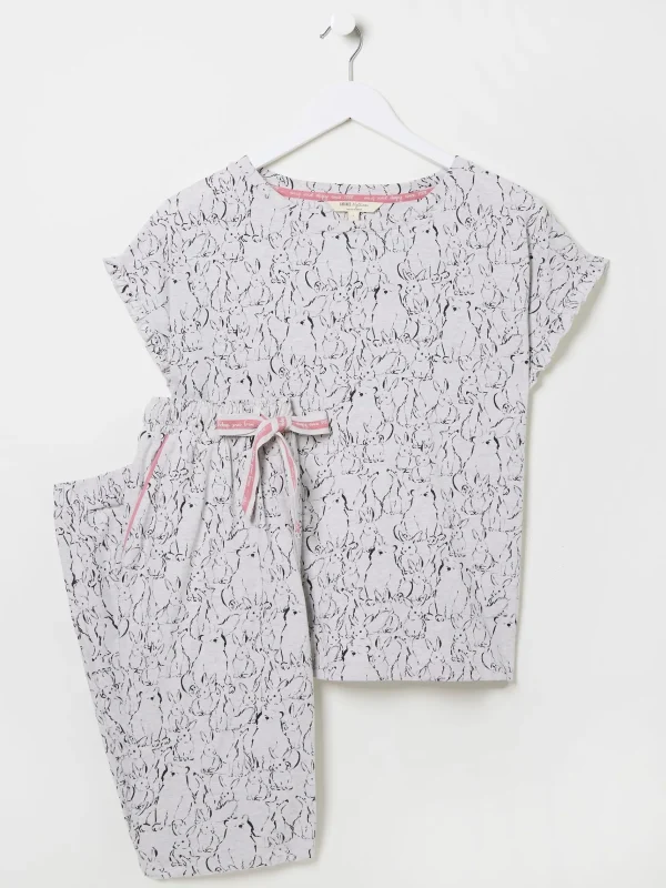 Cotton Bunny Pyjamas Set*FatFace Store