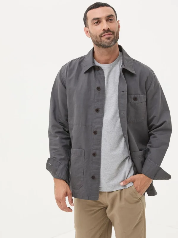 Cotton Linen Worker Jacket*FatFace Shop