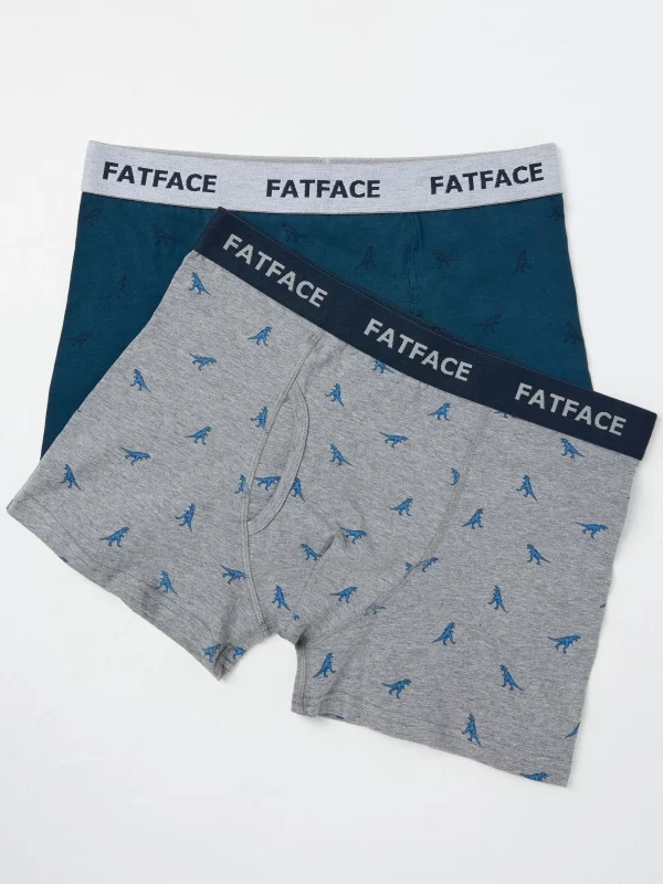 Dinosaur Boxers 2 Pack*FatFace Cheap