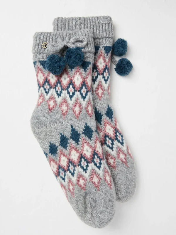 Fairisle Pattern Bedsocks*FatFace Clearance