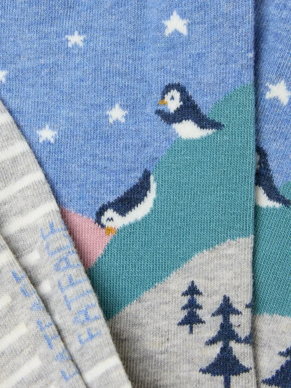 Penguin Scene Socks*FatFace Outlet