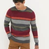 Hinton Chest Stripe Crew Neck Jumper*FatFace Store