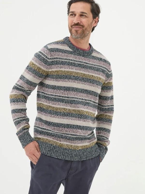 Hove Stripe Crew Jumper*FatFace Cheap