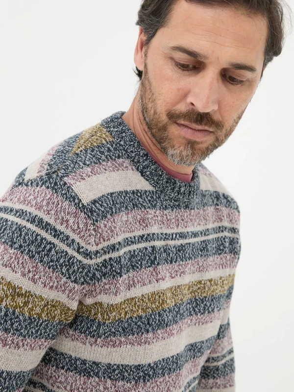 Hove Stripe Crew Jumper*FatFace Cheap