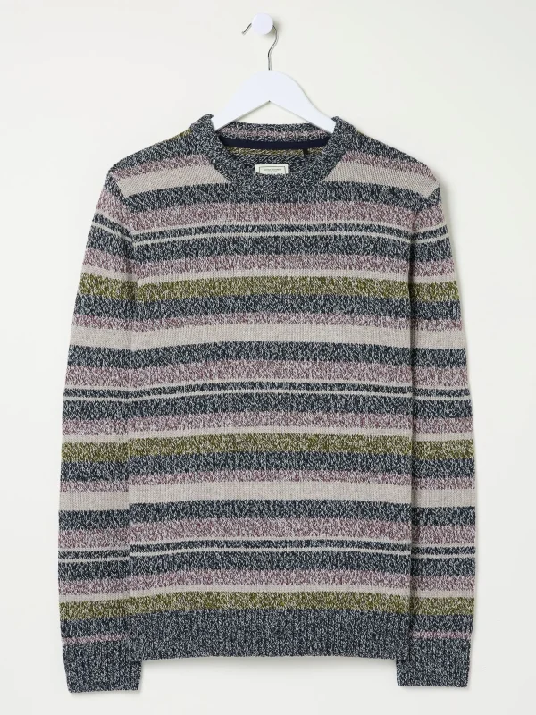 Hove Stripe Crew Jumper*FatFace Cheap