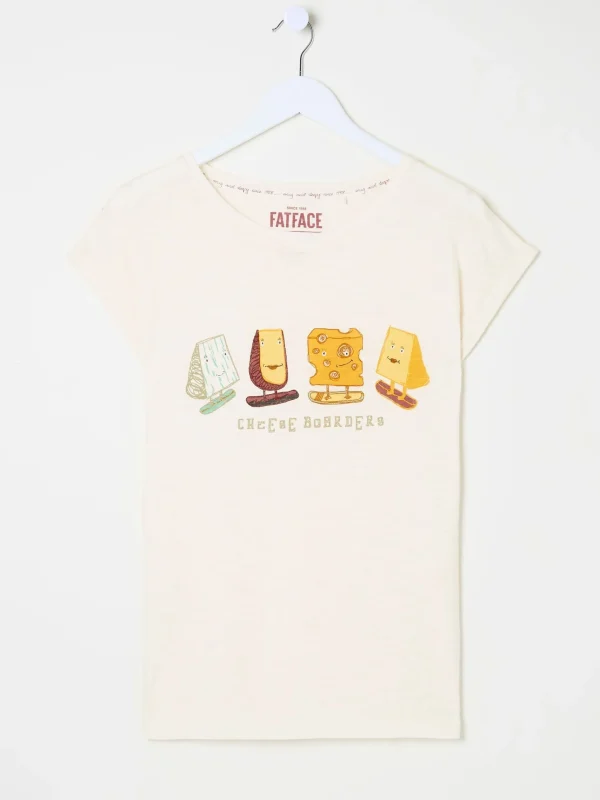 Cheese Graphic T-Shirt*FatFace Clearance