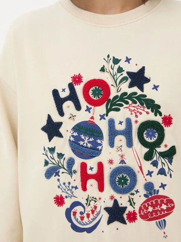 Christmas Graphic Crew Sweat Top*FatFace Flash Sale