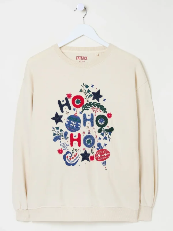 Christmas Graphic Crew Sweat Top*FatFace Flash Sale