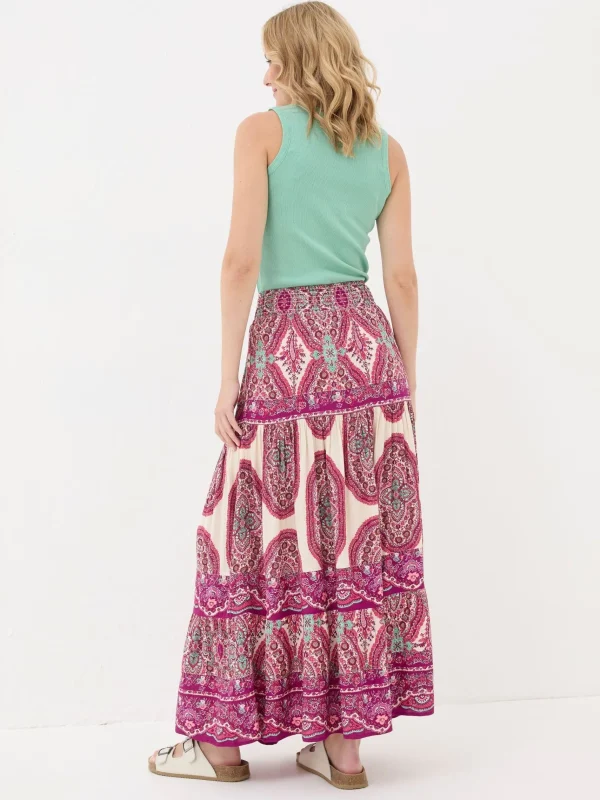 Jayla Detail Paisley Maxi Skirt*FatFace Flash Sale