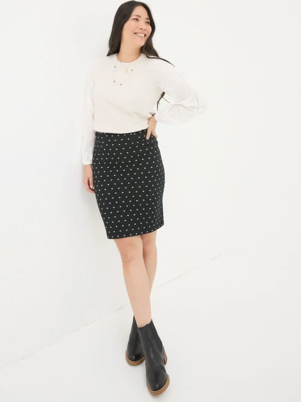 Jennie Metallic Spot Skirt*FatFace Shop