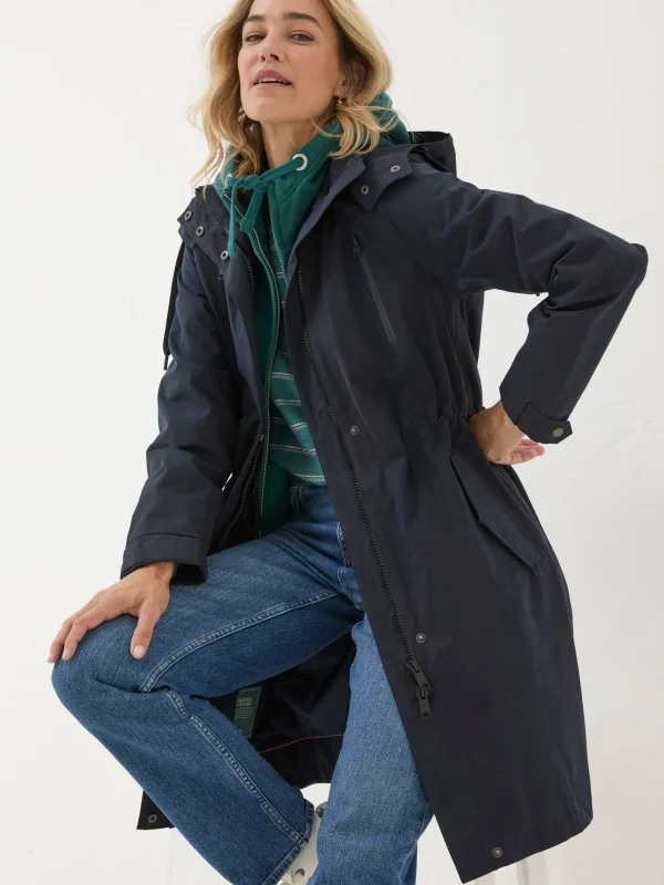 Juno Waterproof Long Coat*FatFace Discount