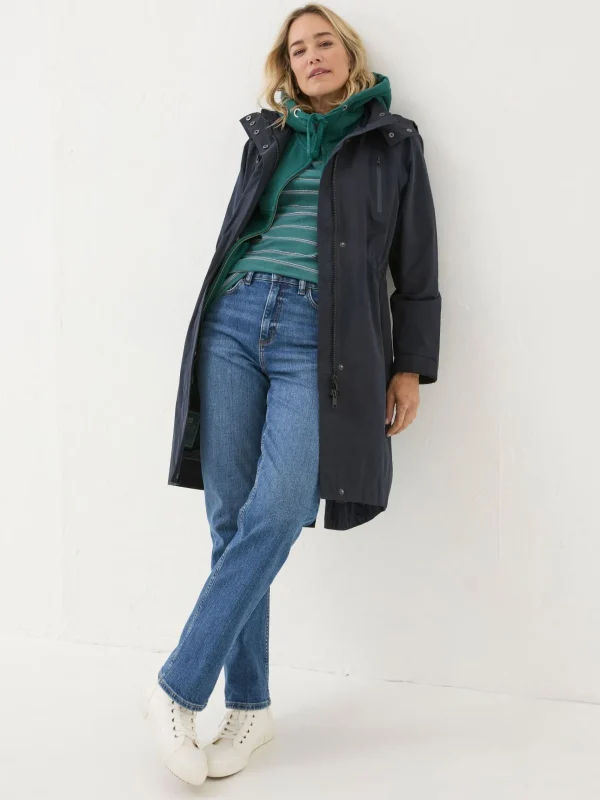 Juno Waterproof Long Coat*FatFace Discount